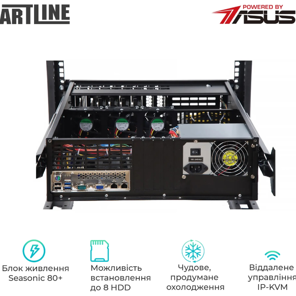 Сервер ARTLINE Business R77 (R77v22) Модель процессора 6240