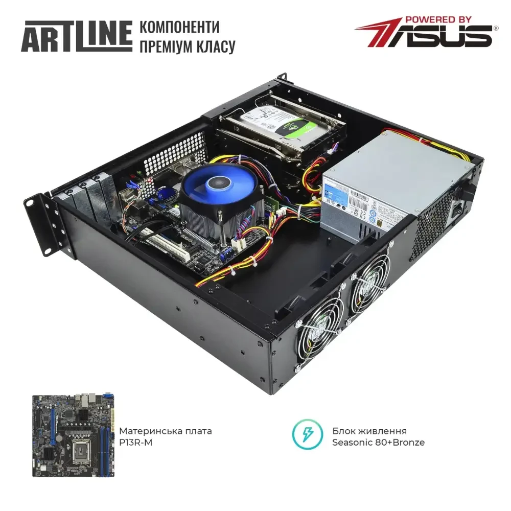 Сервер ARTLINE Business R35 (R35v39) Кількість ядер 6