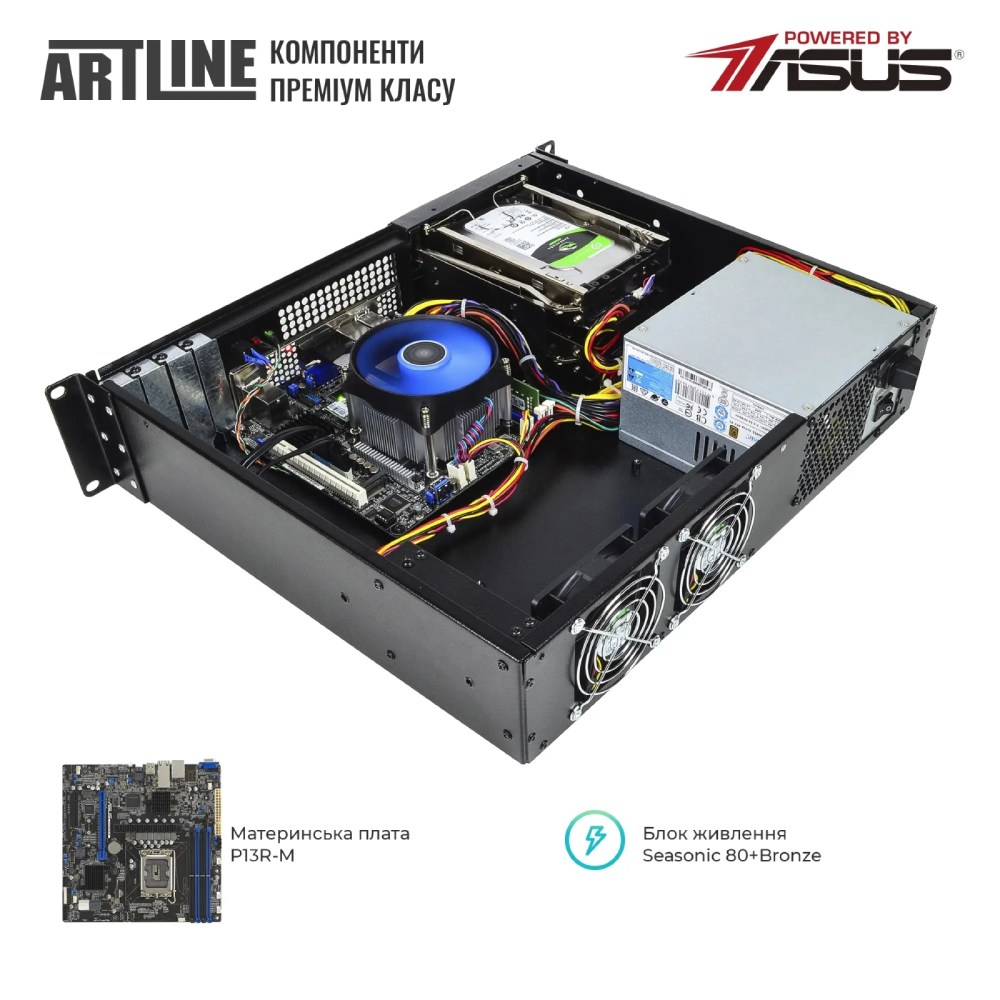 Зовнішній вигляд Сервер ARTLINE Business R37 (R37v64)