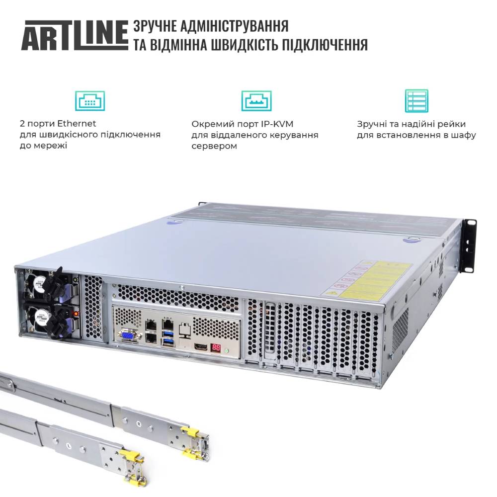 Сервер ARTLINE Business R35 (R35v48) Серія процесора Intel Xeon E