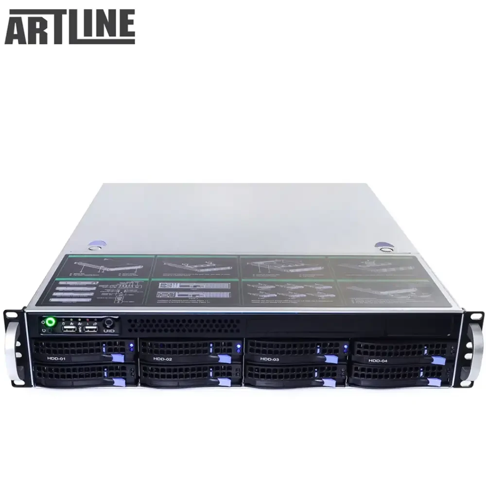 Сервер ARTLINE Business R37 (R37v82) Форм-фактор 2U Rackmount