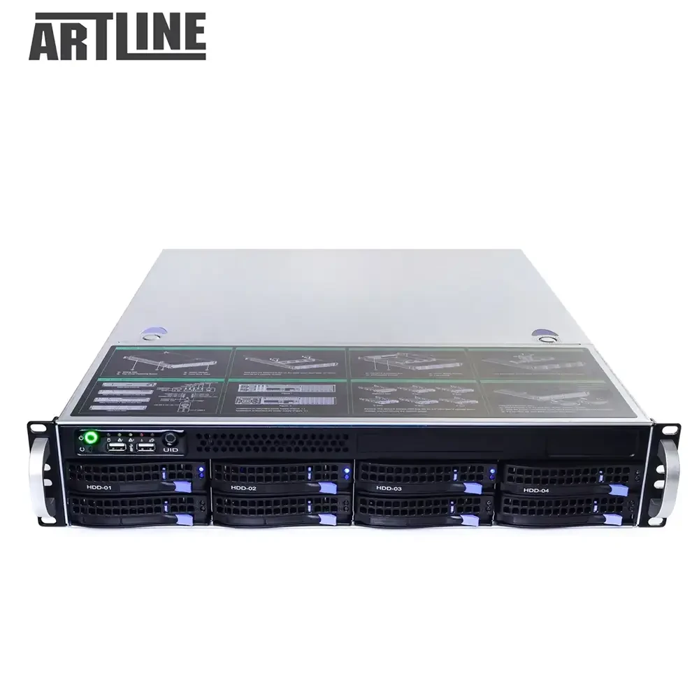 Сервер ARTLINE Business R37 (R37v85) Форм-фактор 2U Rackmount