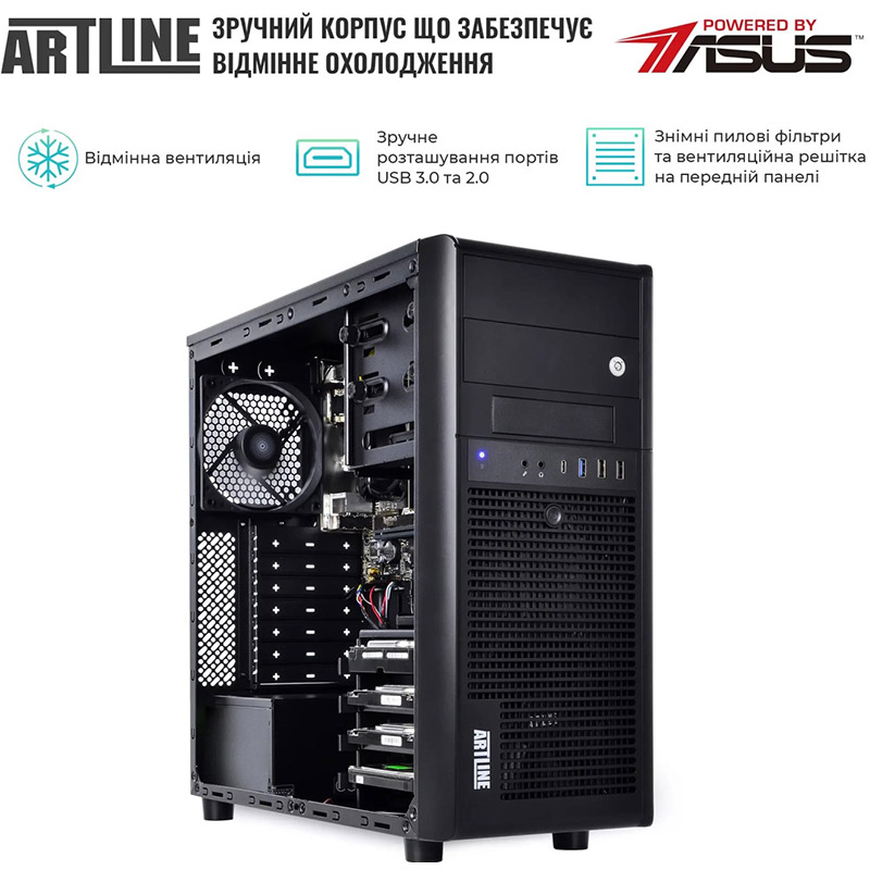 Зовнішній вигляд Сервер ARTLINE Business T37 (T37v41)