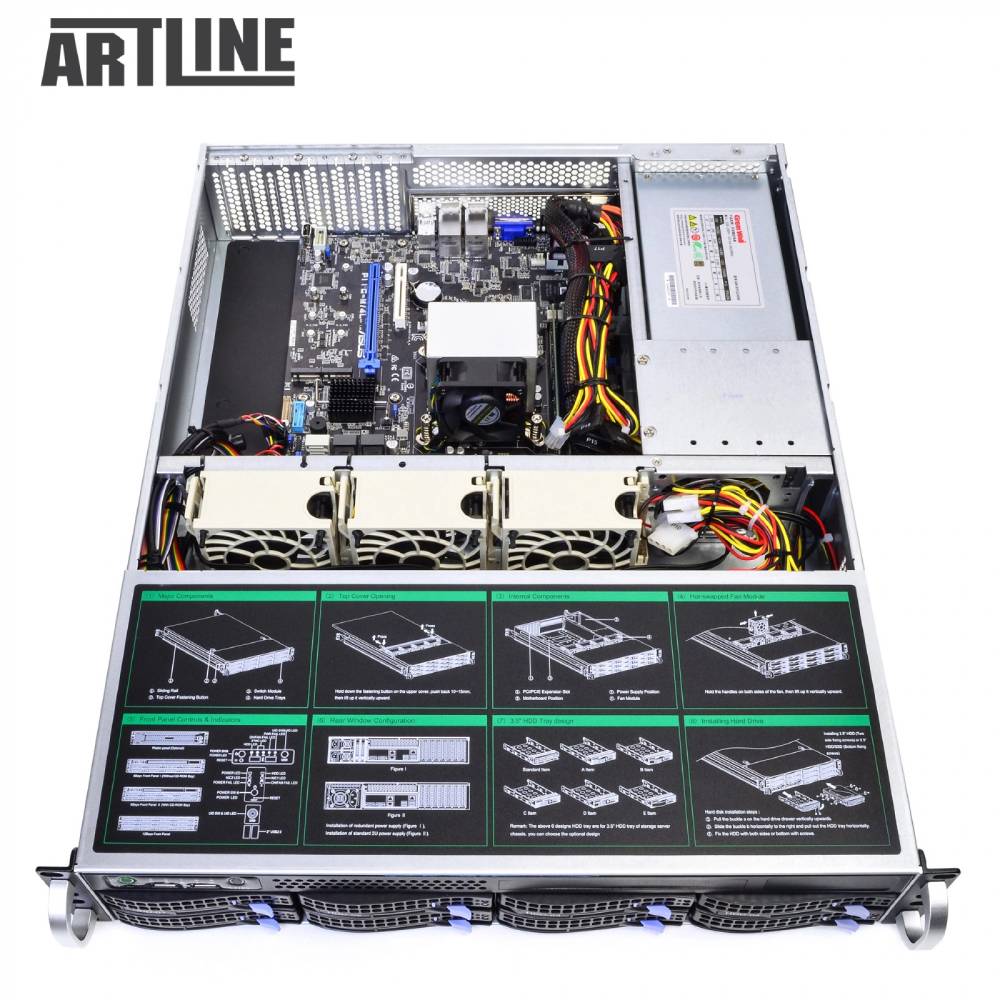 Сервер ARTLINE Business R37 (R37v26) Количество ядер 8