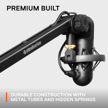 Микрофонная стойка STEELSERIES Boom Arm для стрим микрофонов Alias/Alias Pro Black (60474)