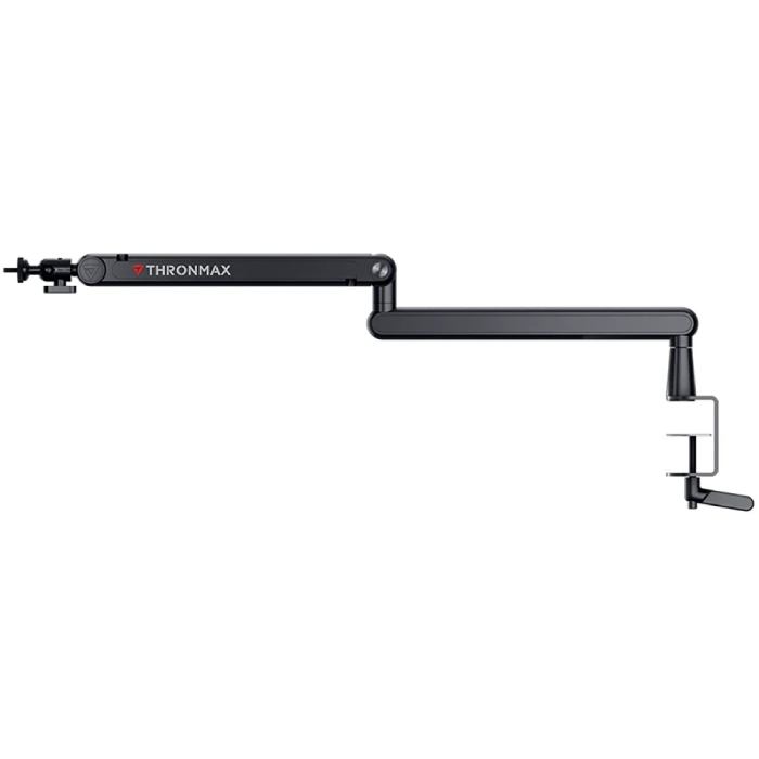 Стойка для микрофона THRONMAX TUNE S7 Black (S7THRONMAX) Дополнительно вертикальное вращение руки на 90 градусов и вращение локтя на 360 градусов; скрытые кабельные лотки с магнитной крышкой для легкого доступа