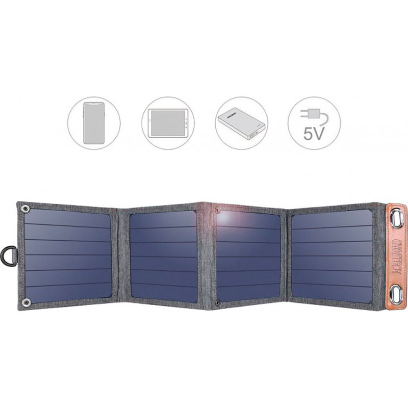 Солнечная панель для УМБ CHOETECH 14W SB (SC004) - в интернет-магазине ...