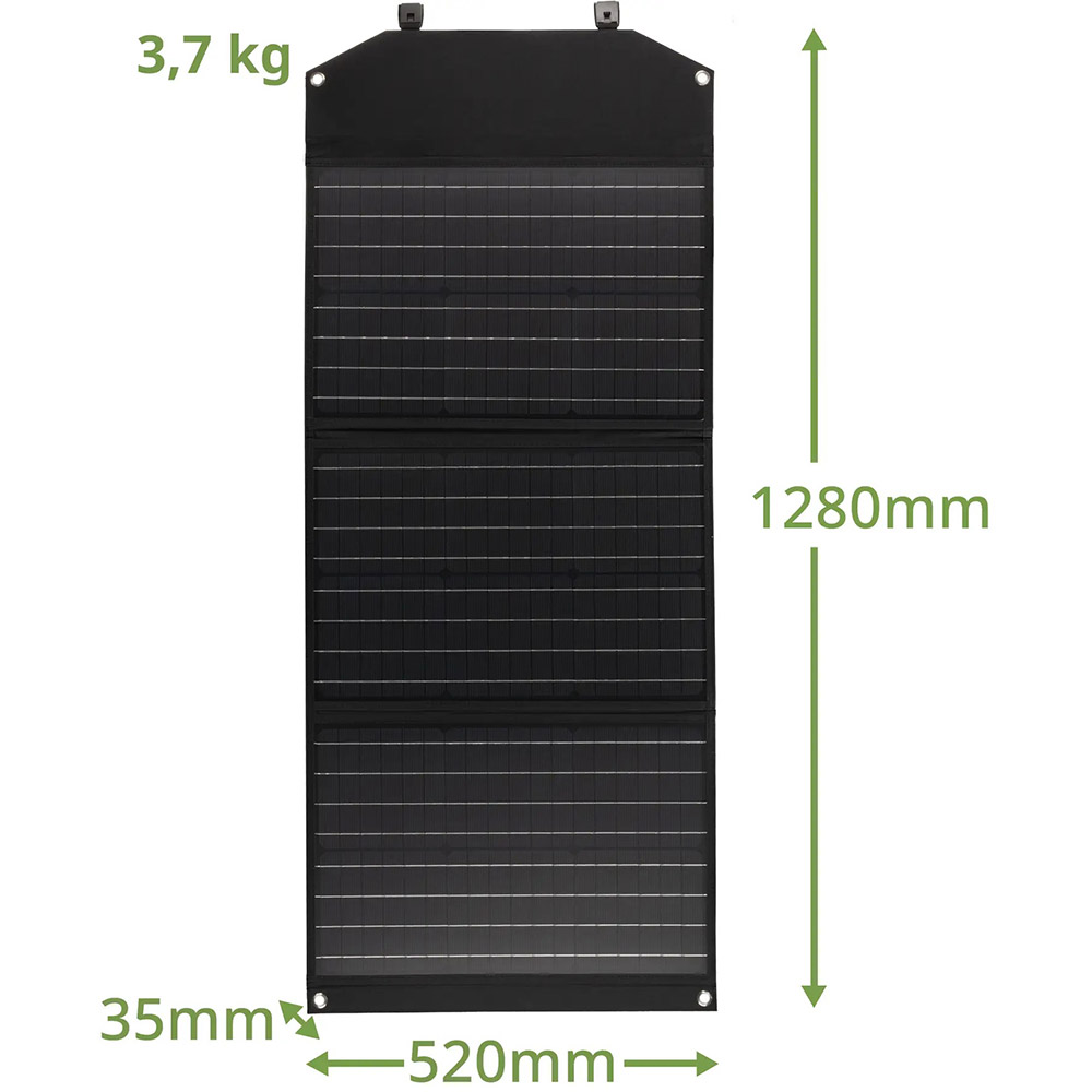Сонячна панель BRESSER Mobile Solar Charger 90 Watt USB DC (3810060) Номінальна потужність 90
