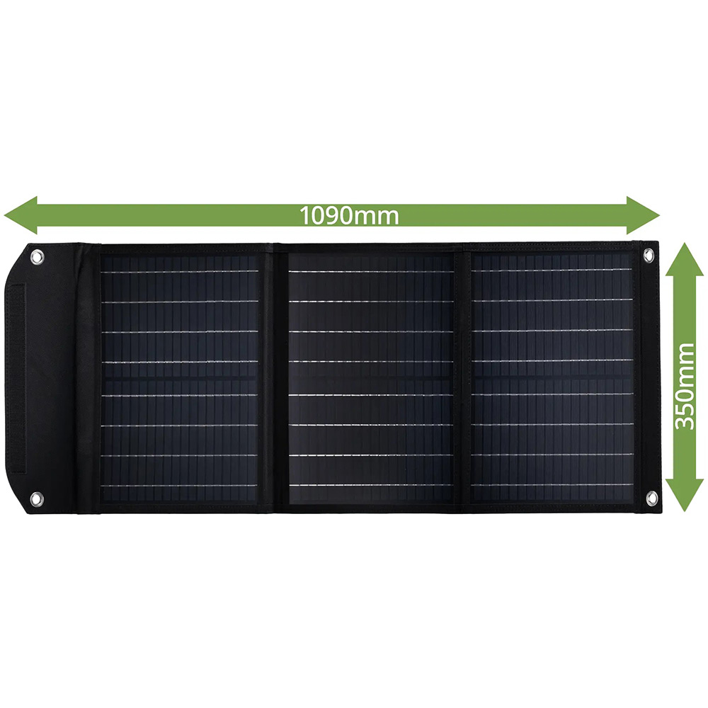 Сонячна панель BRESSER Mobile Solar Charger 40 Watt USB DC (3810040) Підходить для заряджання ноутбуків