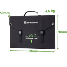 Сонячна панель BRESSER Mobile Solar Charger 120 Watt USB DC (3810070)