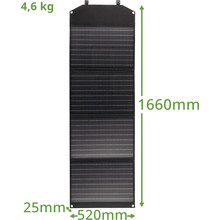 Сонячна панель BRESSER Mobile Solar Charger 120 Watt USB DC (3810070)