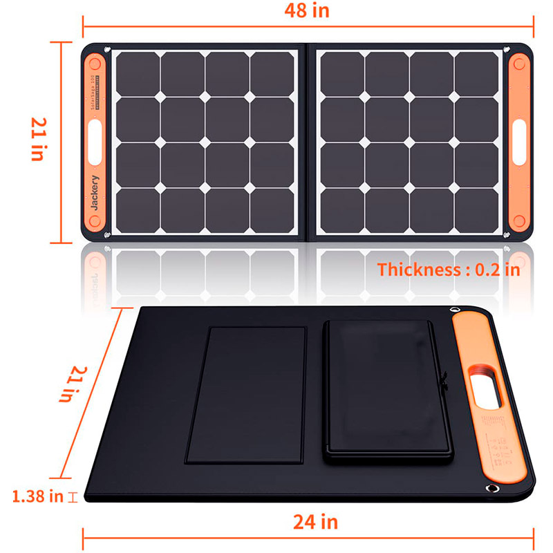 Солнечная панель JACKERY Solar Saga 100 (80-0100-EUOR04) Номинальная мощность 100