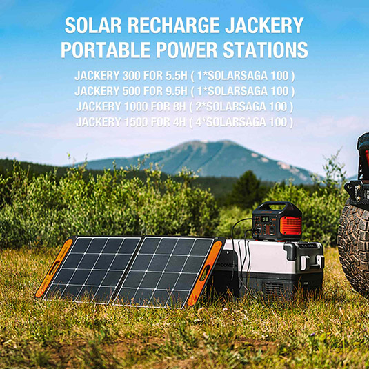 Зовнішній вигляд Сонячна панель JACKERY Solar Saga 100 (80-0100-EUOR04)