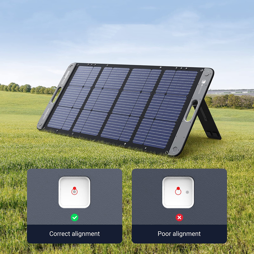 Солнечная панель UGREEN Solar Panel SC100 100W IP67 MPPT XT60+MC4 (15113) Подходит для зарядки ноутбуков