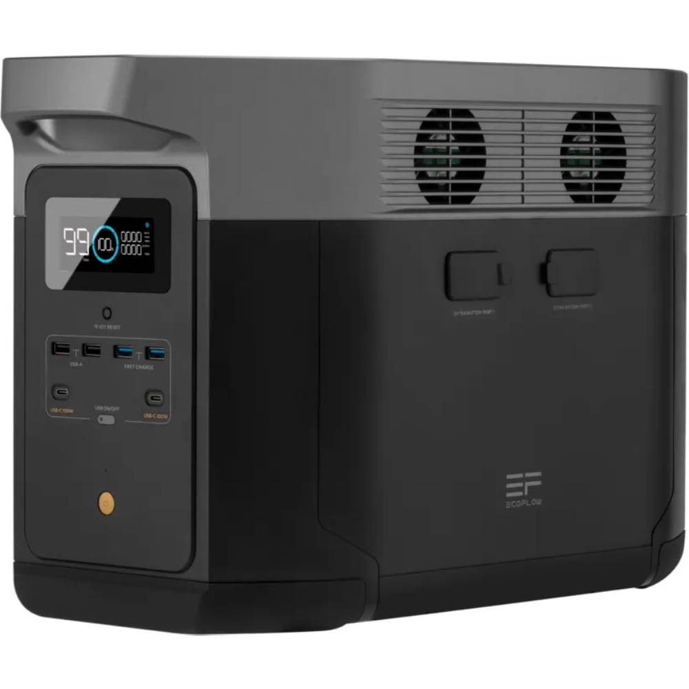 Зарядна станція ECOFLOW DELTA Max 2000 (DELTA2000-EU) Спосіб заряджання від автомобільної зарядки