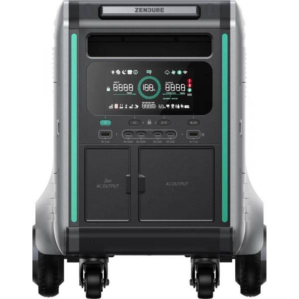 Зарядная станция ZENDURE SuperBase V6400 3800W 6438Wh (ZDSBV6400-GY-EU) Способ зарядки от сети