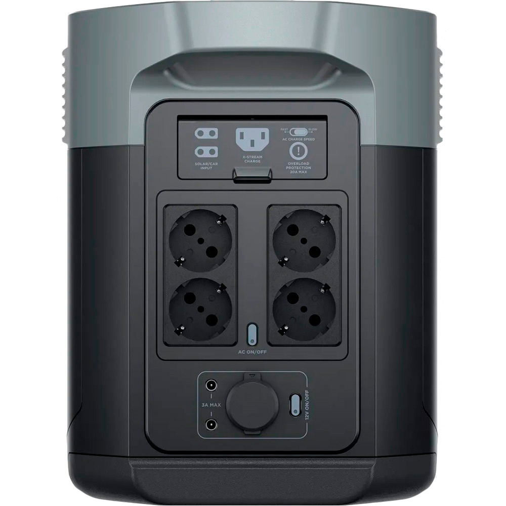 Зарядна станція ECOFLOW DELTA 2 MAX (EFDELTA2Max-EU) Спосіб заряджання від автомобільної зарядки