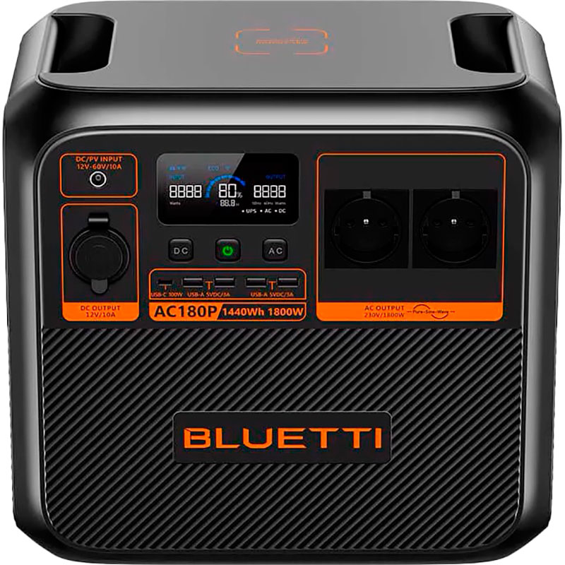 Зарядна станція BLUETTI AC180P 1440Wh 1800W Ємність 1440