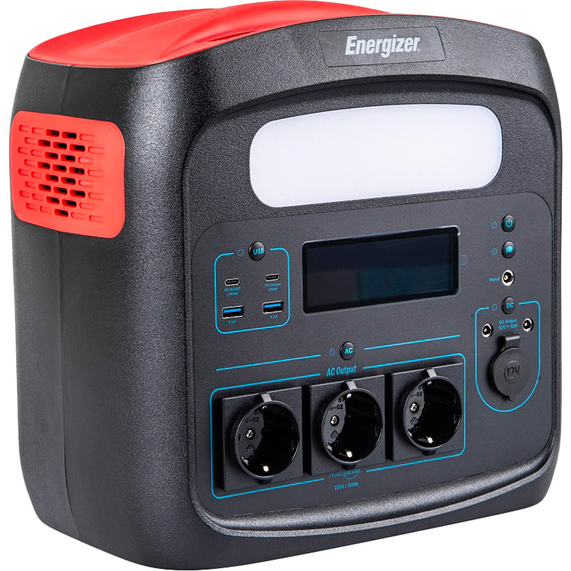 Внешний вид Зарядная станция ENERGIZER PPS960W1 - 960Wh AC 700W/100W PD/2xUSB/2xDC