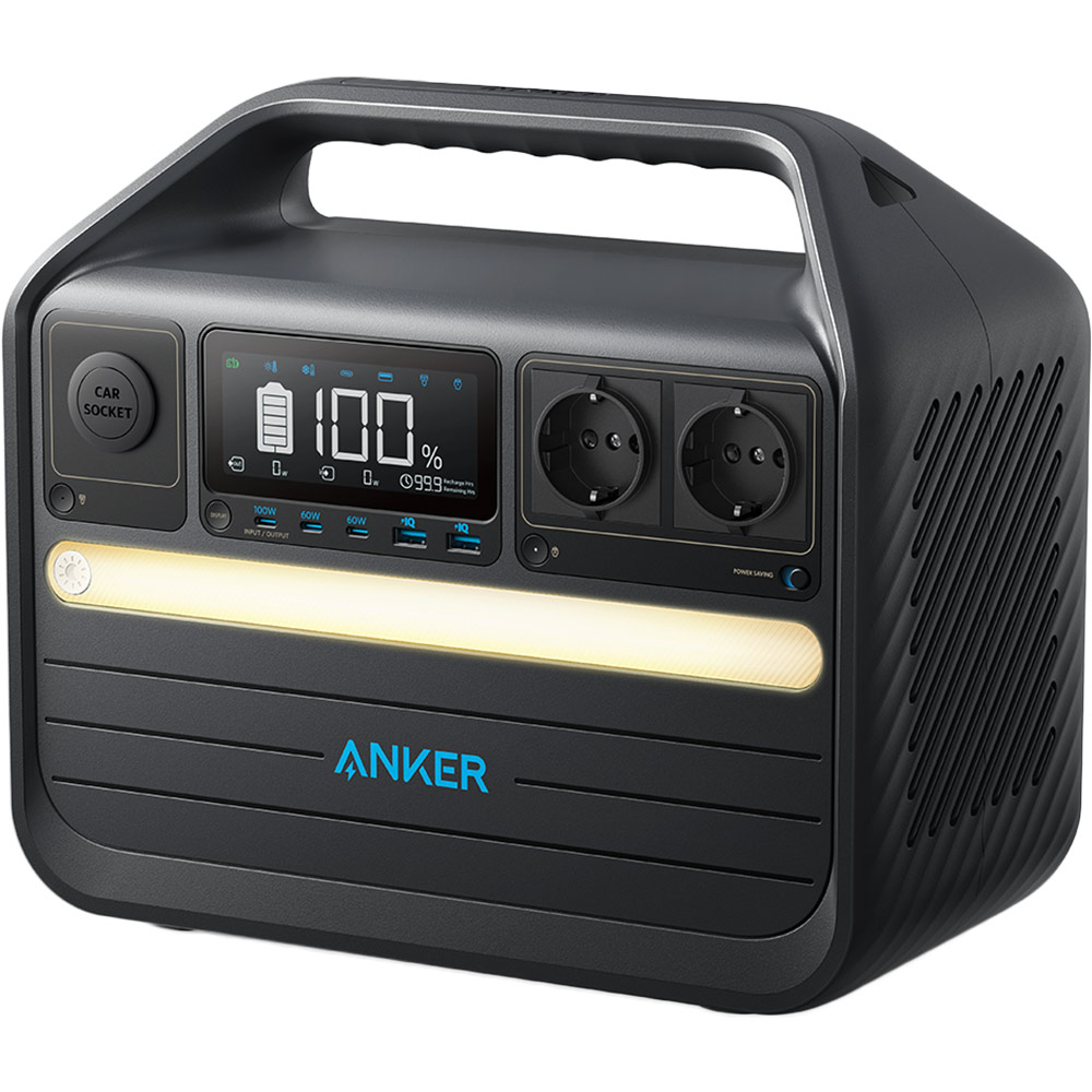 Зарядна станція ANKER 555 PowerHouse 1024Wh/AC (A1760311) Спосіб заряджання від автомобільної зарядки