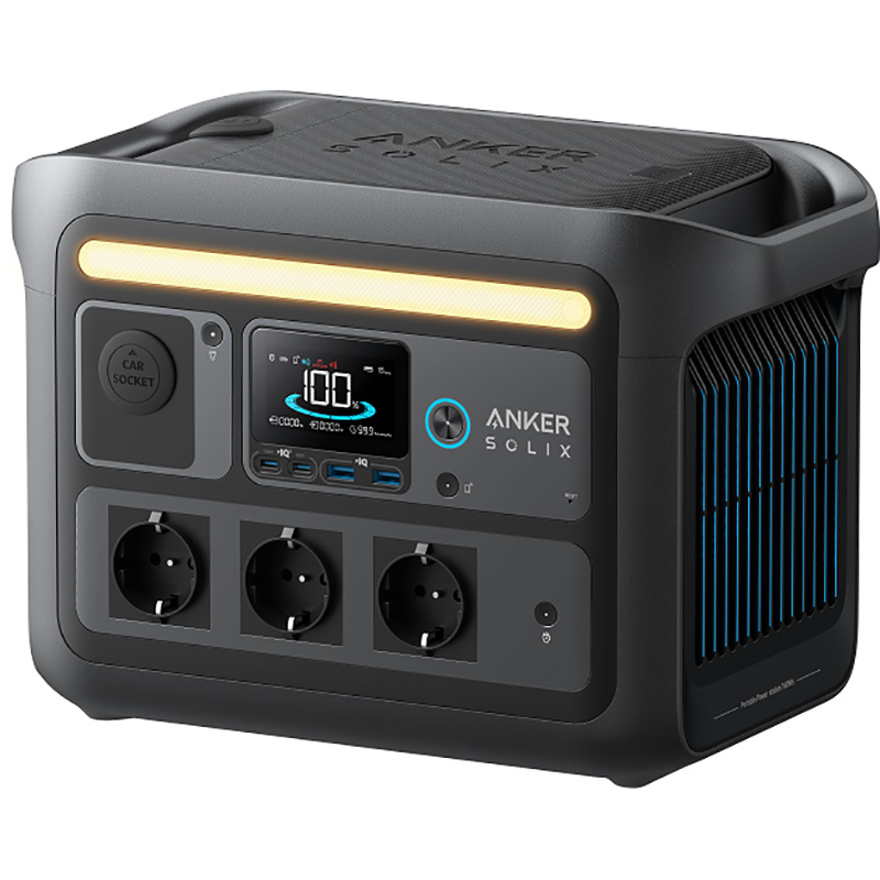 Зарядная станция ANKER SOLIX C800X (A1755311) Способ зарядки от автомобильной зарядки