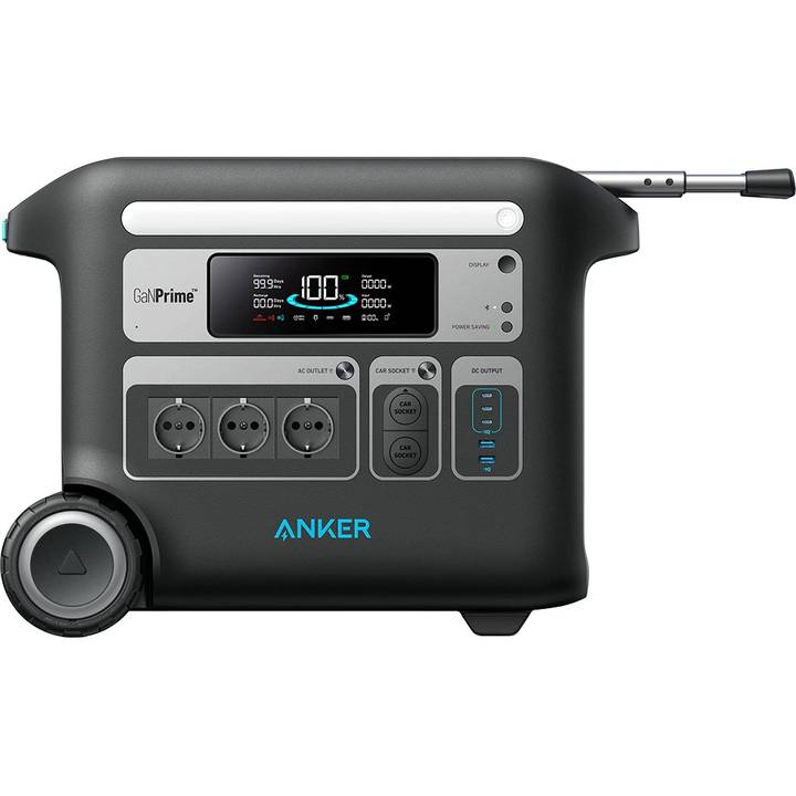 Зарядная станция ANKER Solix F2000 2048Wh 2300W (A1780311) Способ зарядки от автомобильной зарядки