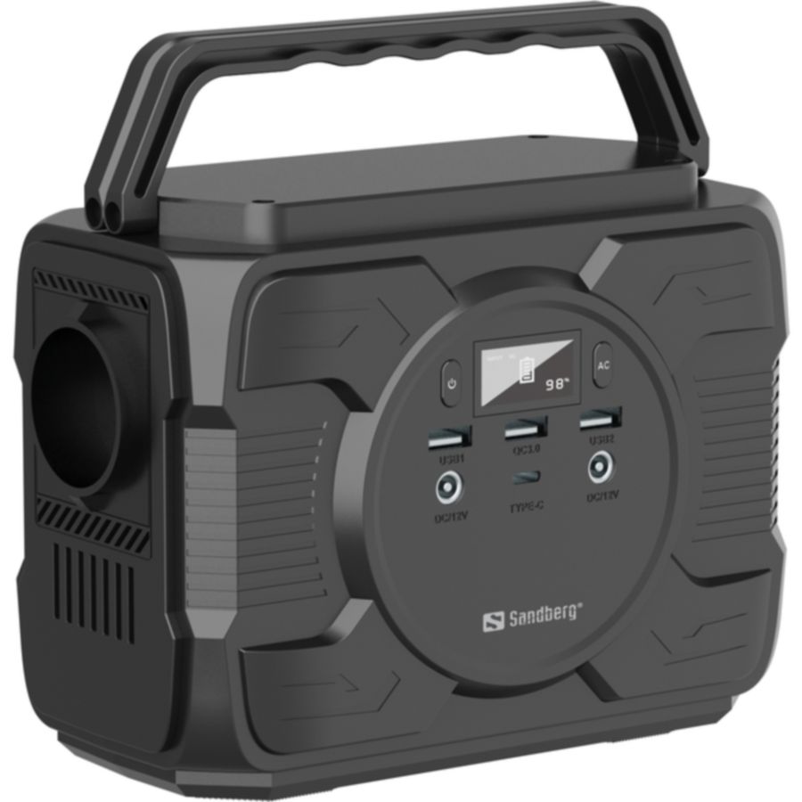 Зарядная станция SANDBERG AC 200 (173 Вт/г) 200W, Type-C in/out 100W, Li-ion (420-83) Способ зарядки от сети
