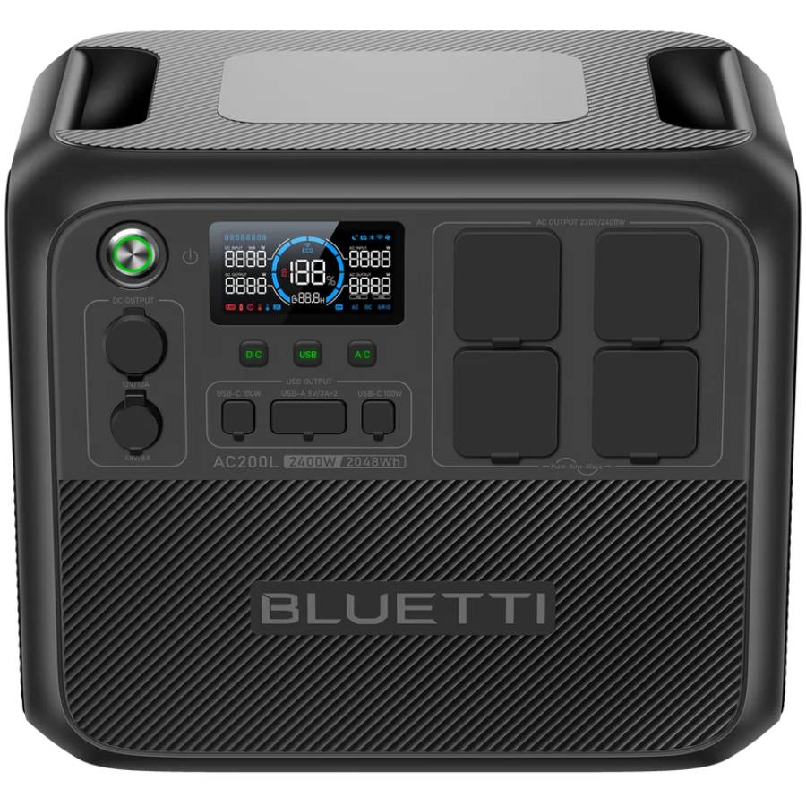 Зарядная станция BLUETTI 2400W AC200L Способ зарядки от сети