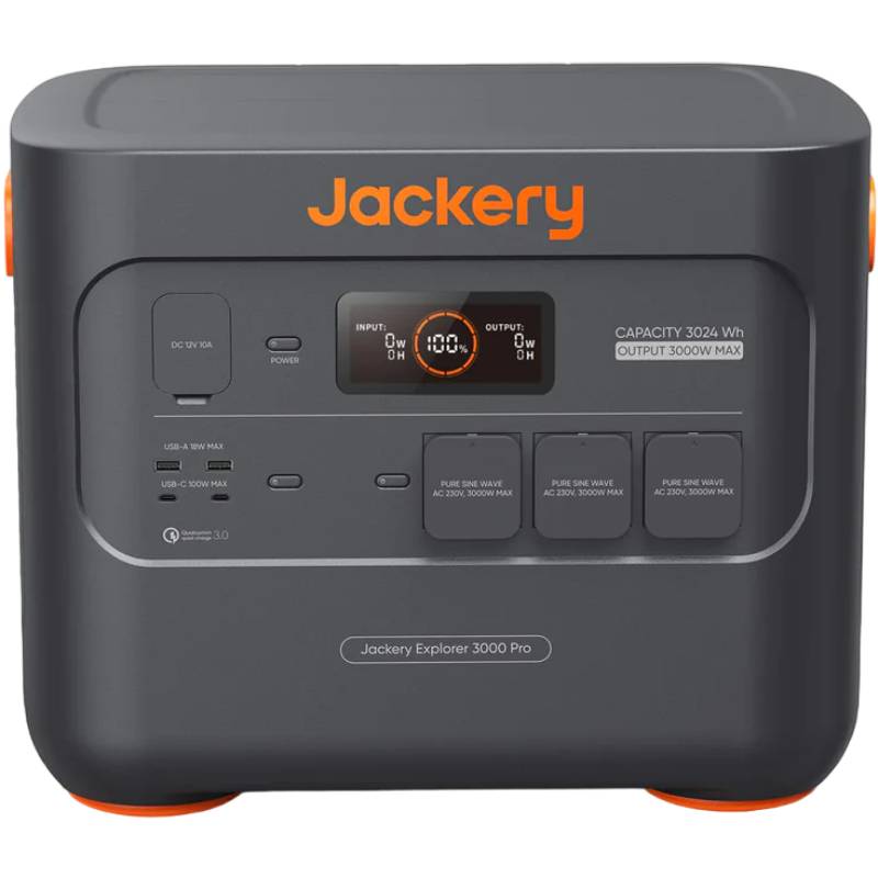 Зарядная станция JACKERY EXPLORER 3000PRO 3024WH (JE-3000A) Способ зарядки от сети