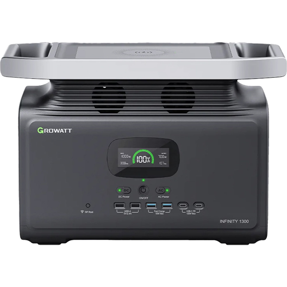 Зарядна станція GROWATT Infinity 1300 1800W 1382Wh (PPSL00.0000500LS0)