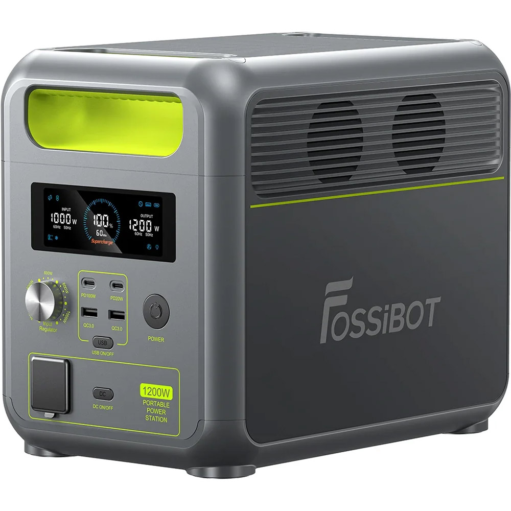 Зарядна станція FOSSIBOT F1200 1200W 1024Wh Зелена (FSB-F120) Зарядна станція FOSSIBOT F1200 1200W 1024Wh Зелена (FSB-F120)