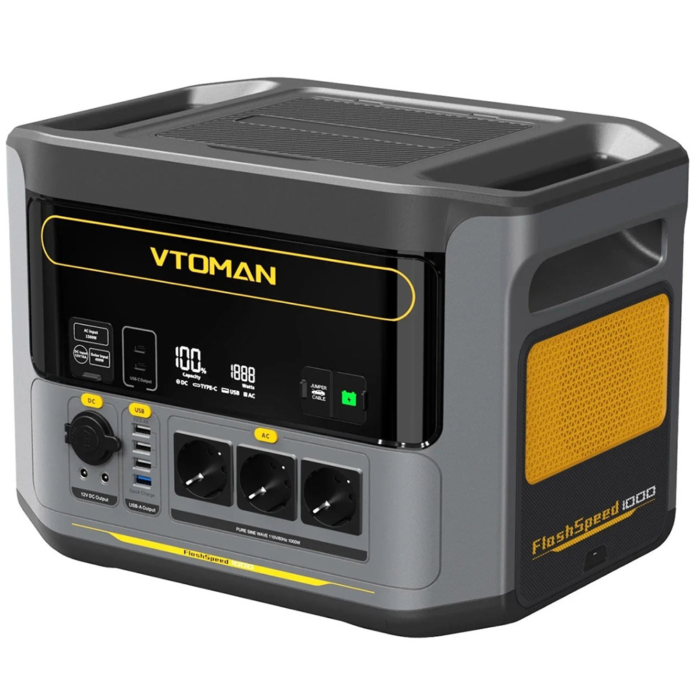 Зарядная станция VTOMAN PB-85 1000 W (FlashSpeed 1000) Емкость 828