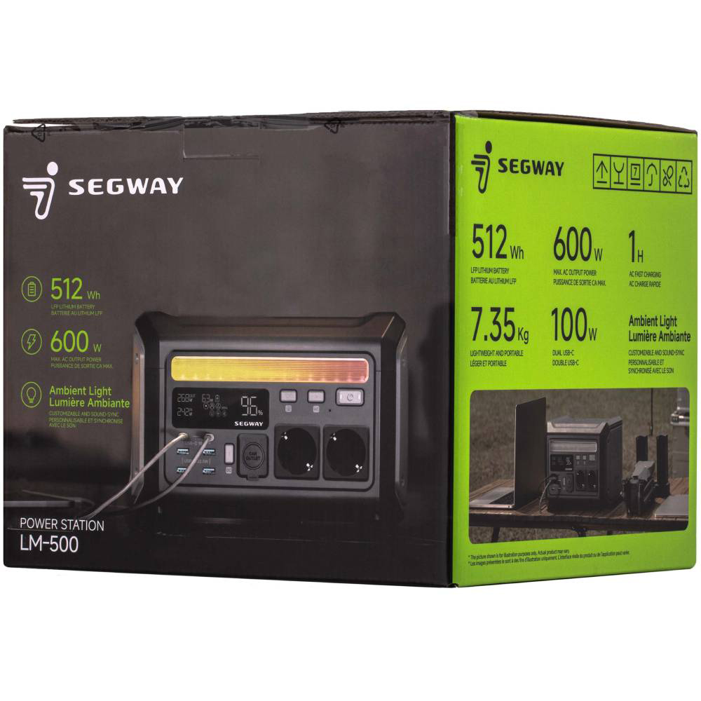 У Фокстрот Зарядна станція SEGWAY LUMINA 500 512Wh 384W (AA.20.01.01.0004)