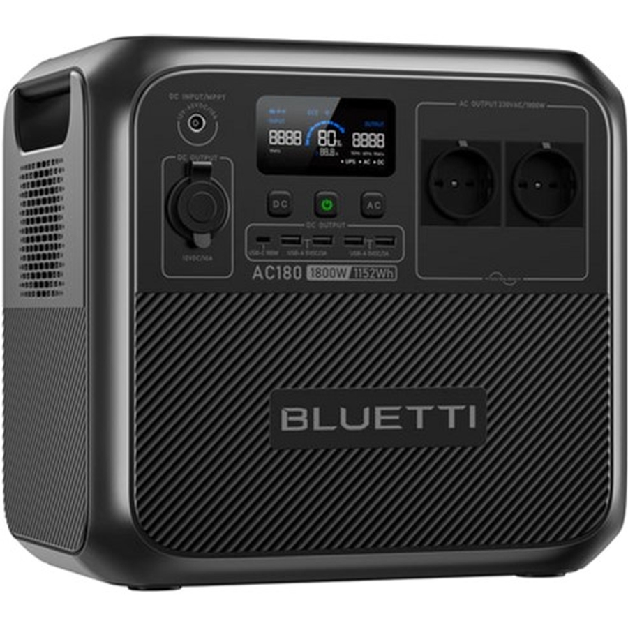 Зарядна станція BLUETTI 1152Wh AC180 Спосіб заряджання від сонячної батареї