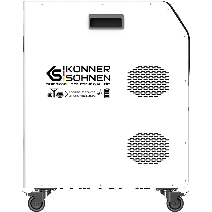 Зарядная станция KONNER&SOHNEN 5200Вт 5120Втч LifePo4 (KS5200PS) Типы портов USB Type-C