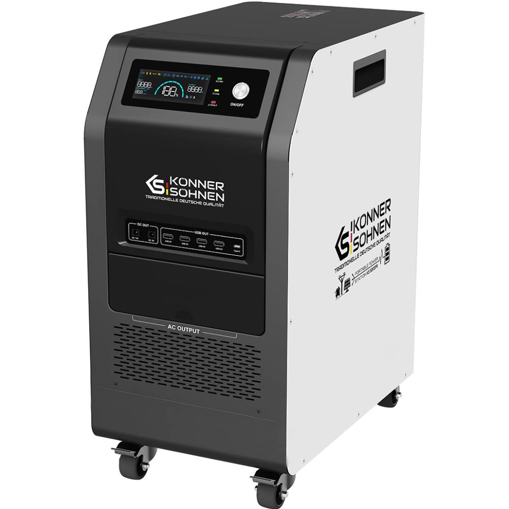 Зарядная станция KONNER&SOHNEN 5200Вт 5120Втч LifePo4 (KS5200PS)