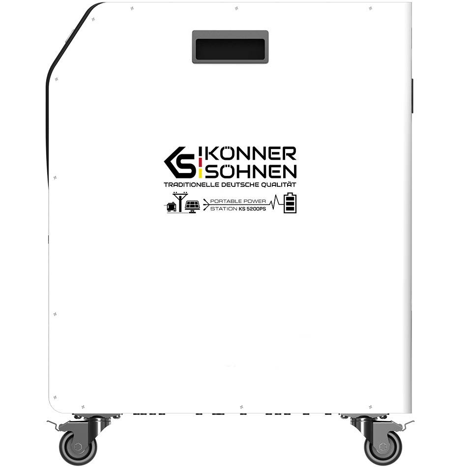Зарядная станция KONNER&SOHNEN 5200Вт 5120Втч LifePo4 (KS5200PS) Емкость 5120