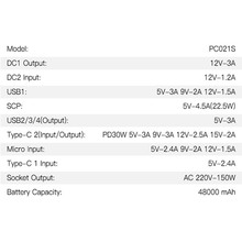 Зарядна станція BAVIN PC021S 173Wh Silver (Y-PC021S-SV)