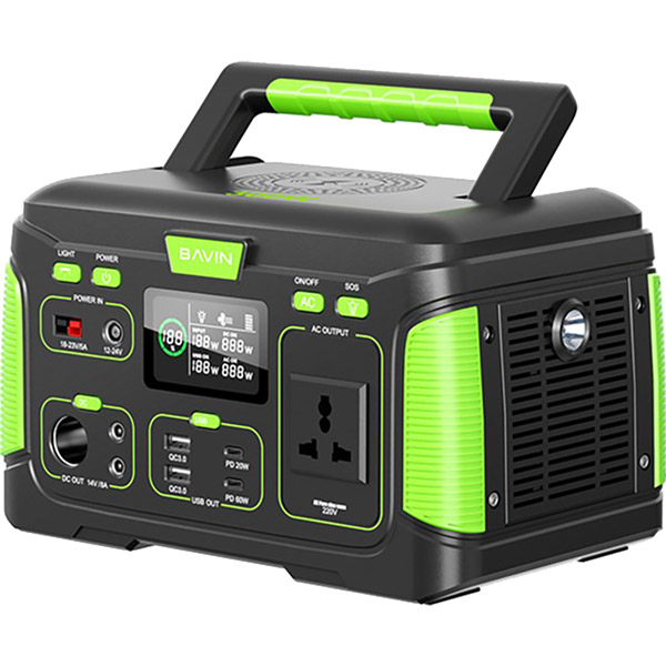 Зарядна станція BAVIN BST-300 300W Black\Green (BST-300-BGR)