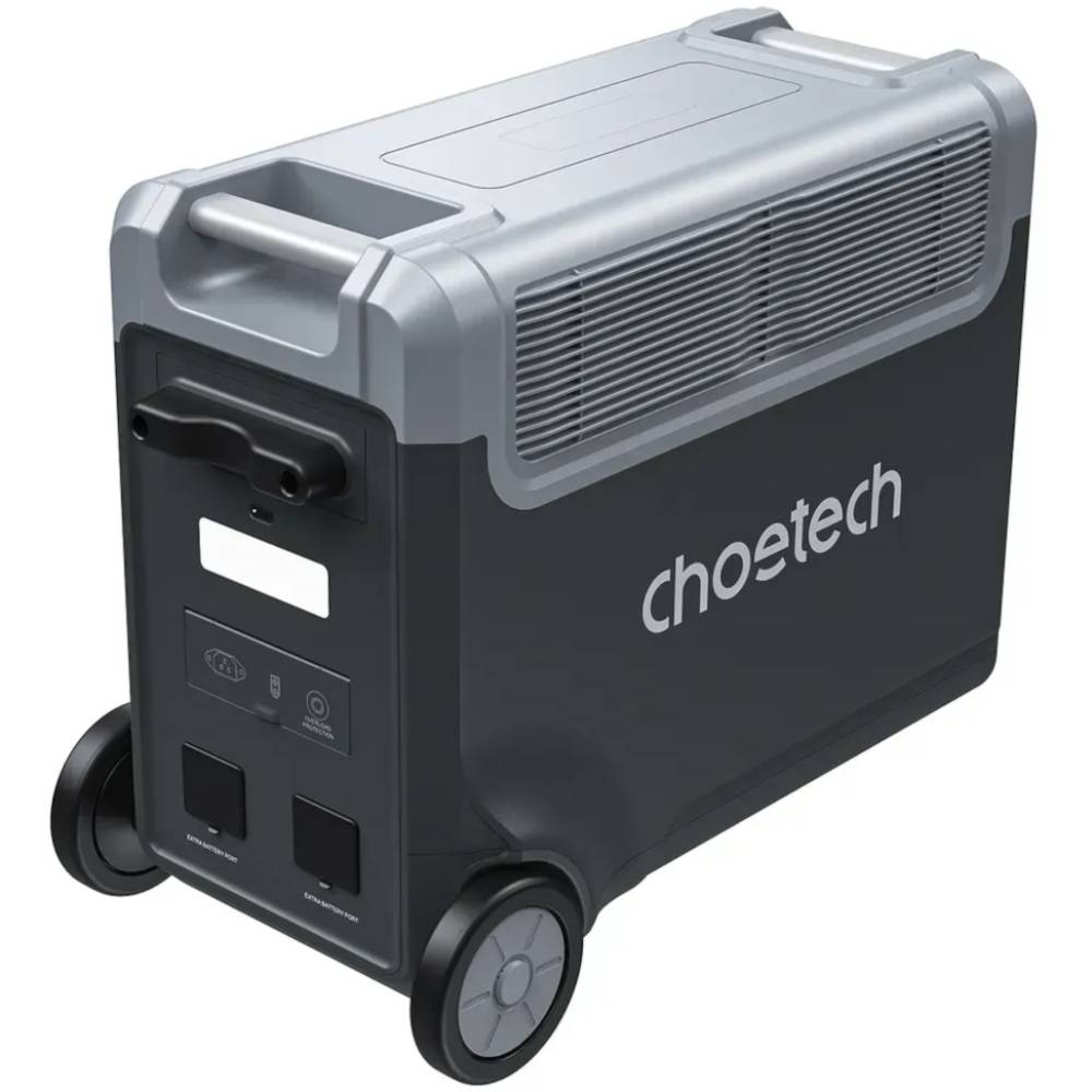 Зарядная станция CHOETECH 3600W Parallele Black (BS066-Main) Способ зарядки от автомобильной зарядки