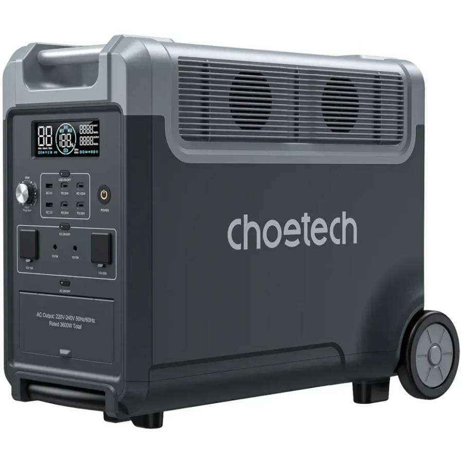 Зарядная станция CHOETECH 3600W Parallele Black (BS066-Main)