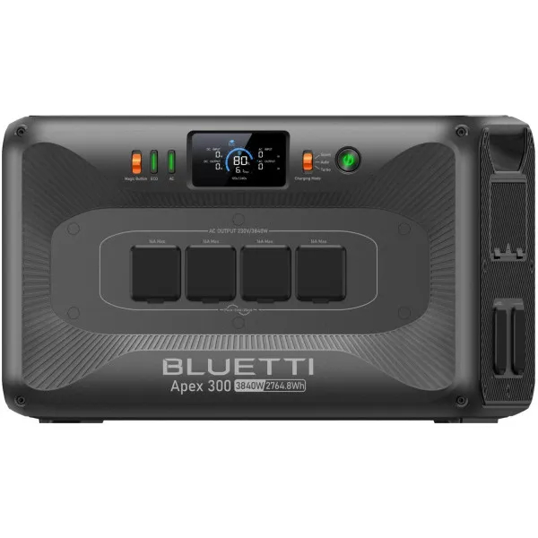 Зарядна станція BLUETTI Apex 300 2700Wh 750000mAh 3800W (PB931453) Ємність 2764.8