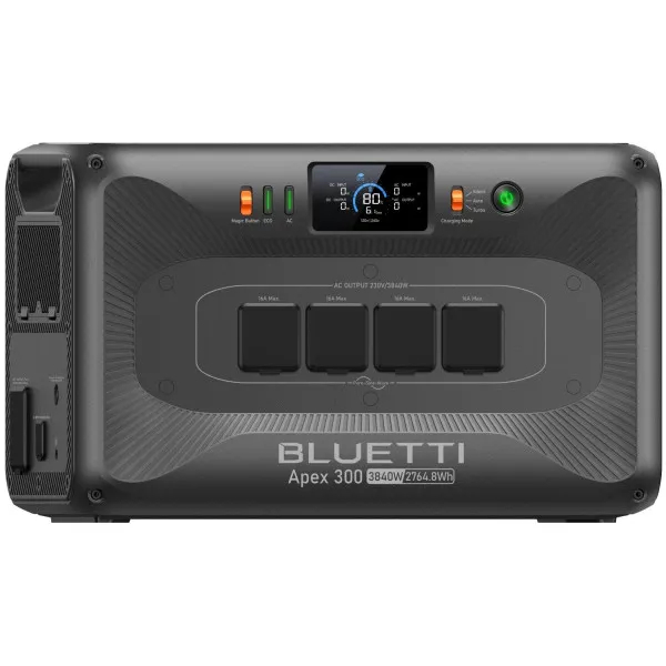 Зарядна станція BLUETTI Apex 300 2700Wh 750000mAh 3800W (PB931453) Спосіб заряджання від мережі