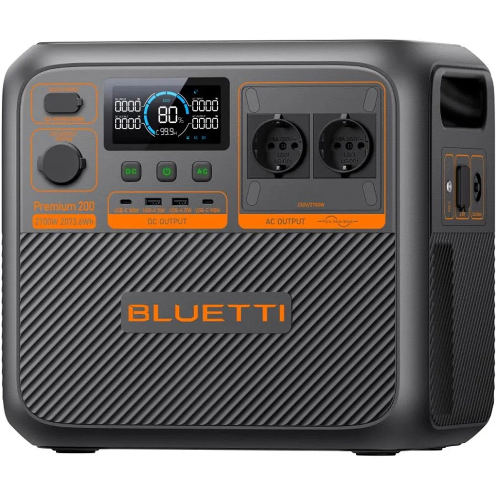 Зарядна станція BLUETTI Premium 200 V2 2000Wh 555000mAh 2700W (PB931477) Ємність 2073