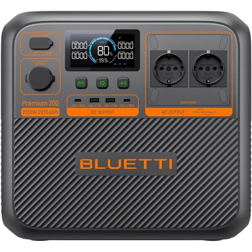 Зарядна станція BLUETTI Premium 200 V2 2000Wh 555000mAh 2700W (PB931477)