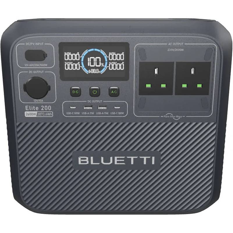 Внешний вид Зарядная станция BLUETTI Elite 200 V2 2600W Portable Power Station (Elite200V2)