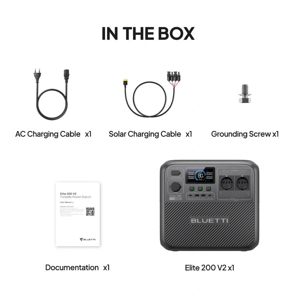 Фото Зарядна станція BLUETTI Elite 200 V2 2600W Portable Power Station (Elite200V2)