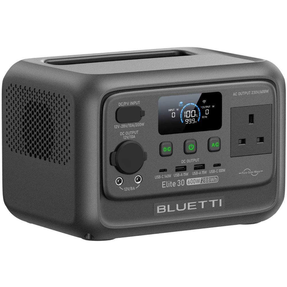 Зарядная станция BLUETTI Elite 30 V2 600W Portable Power Station (Elite30V2) Емкость 288
