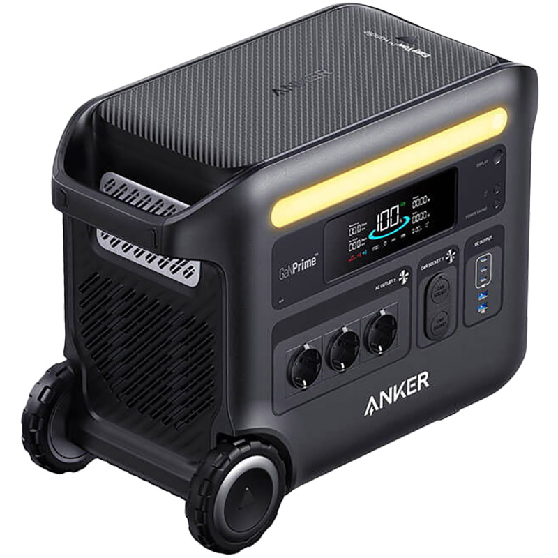 Зарядная станция ANKER SOLIX F2600 Способ зарядки от сети