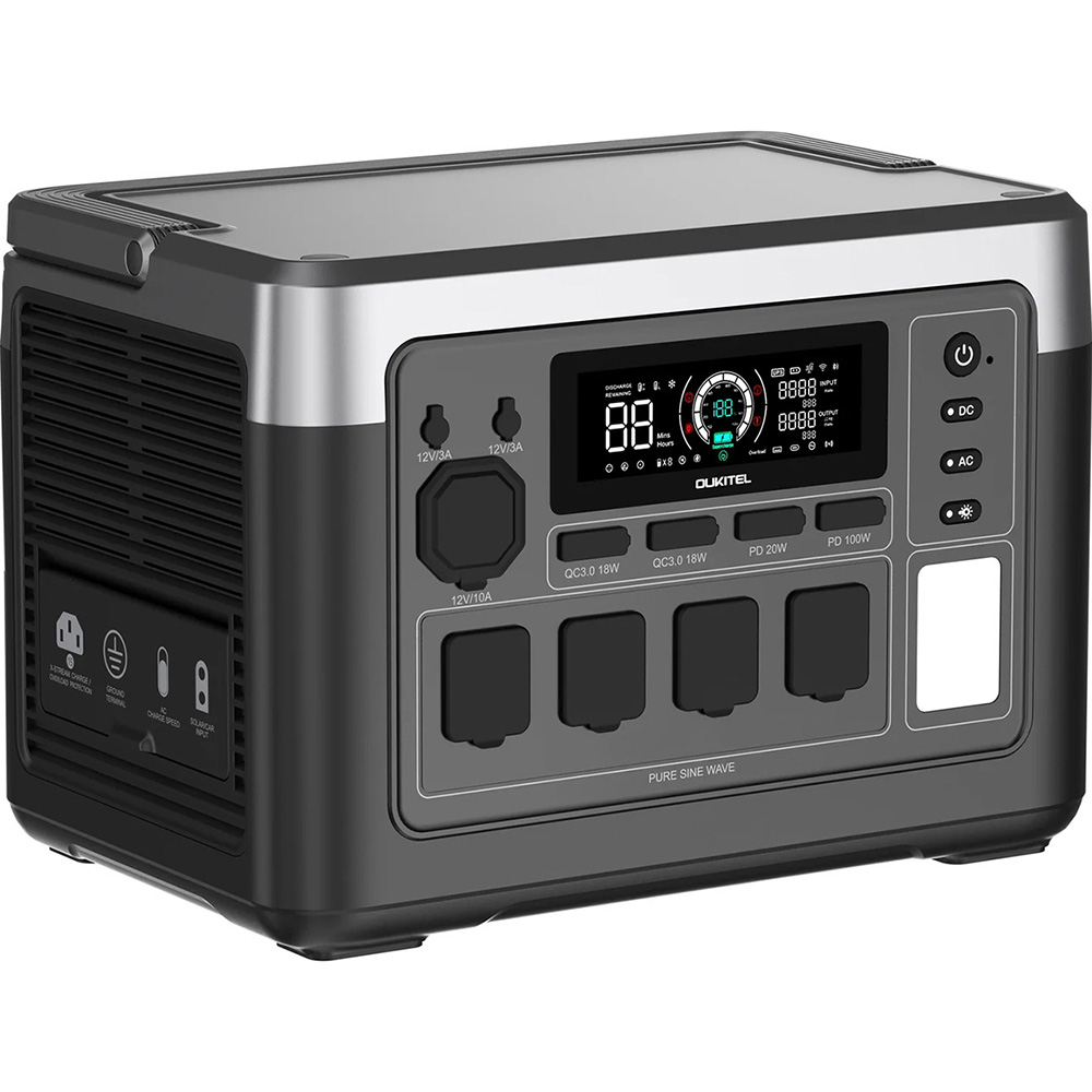 Зарядна станція OUKITEL P1500E Plus Спосіб заряджання від сонячної батареї